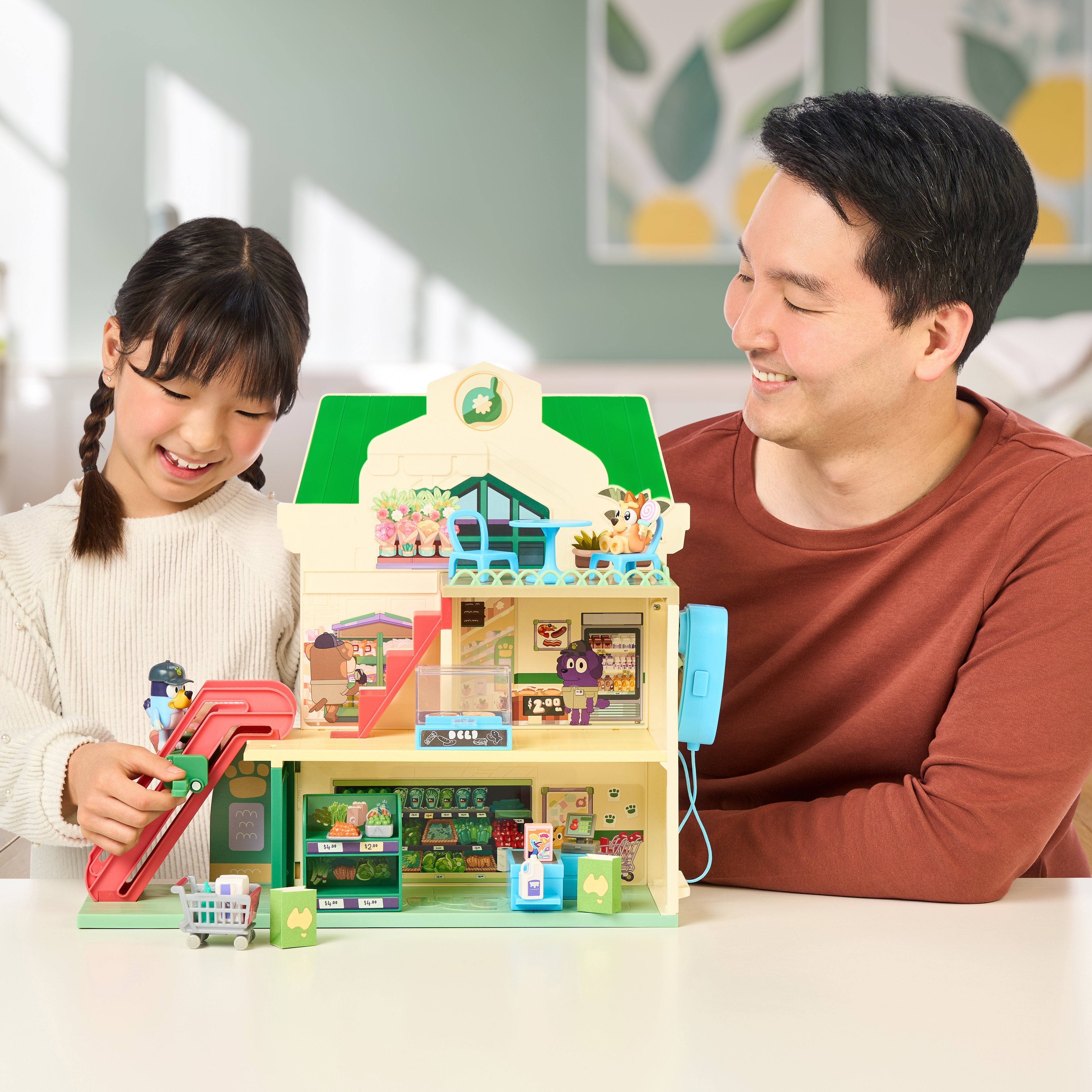 Moose Toys Bluey - Lets Play Chef Supermercado, Juego De Construcción 18918