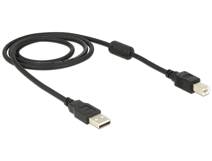 Delock Cable Usb 2.0-A > B Stecker Stecker 1 M Mit Ferritkern