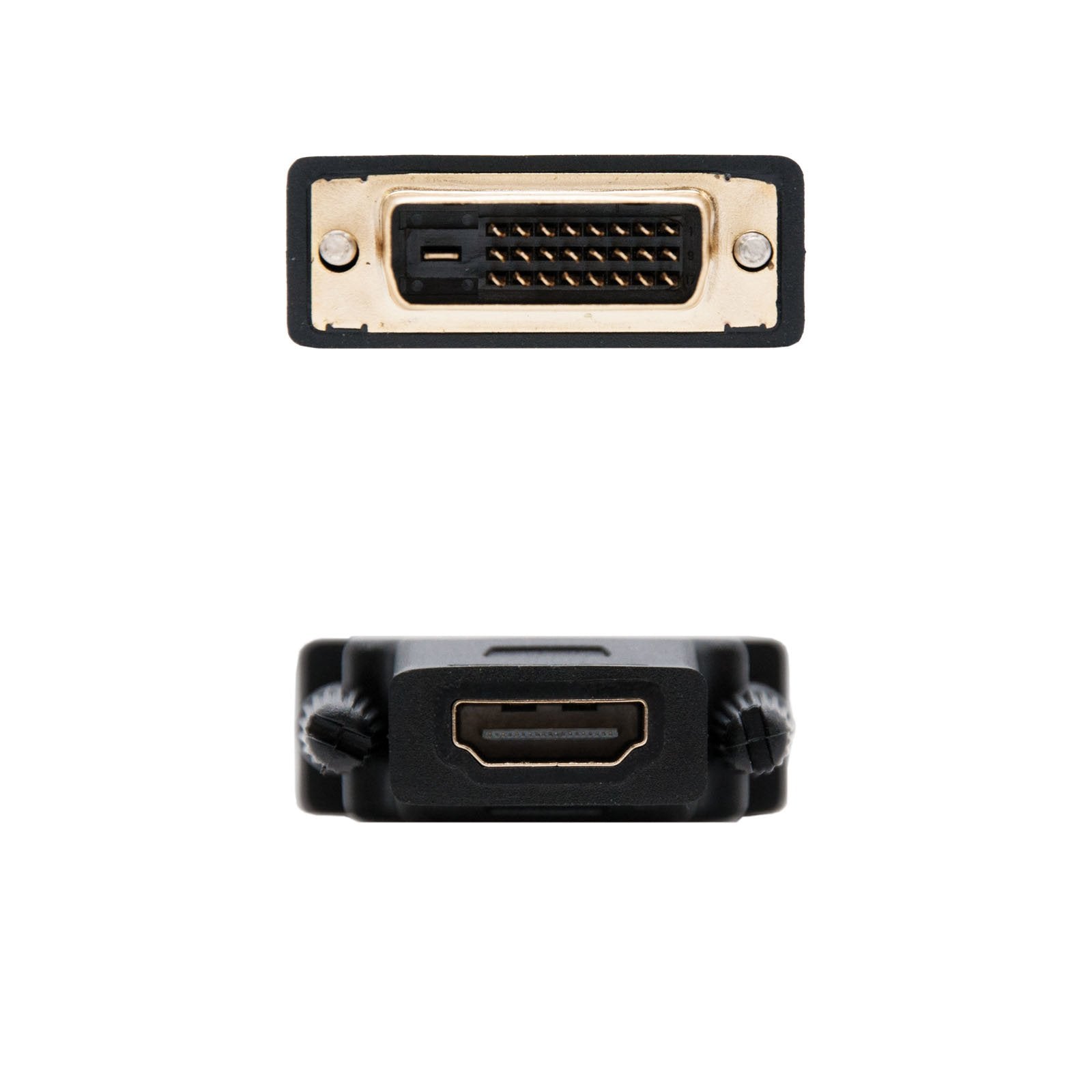 EAN 8433281000780 - Nanocable 10.15.0700 cambiador de género para cable Negro imagen 2