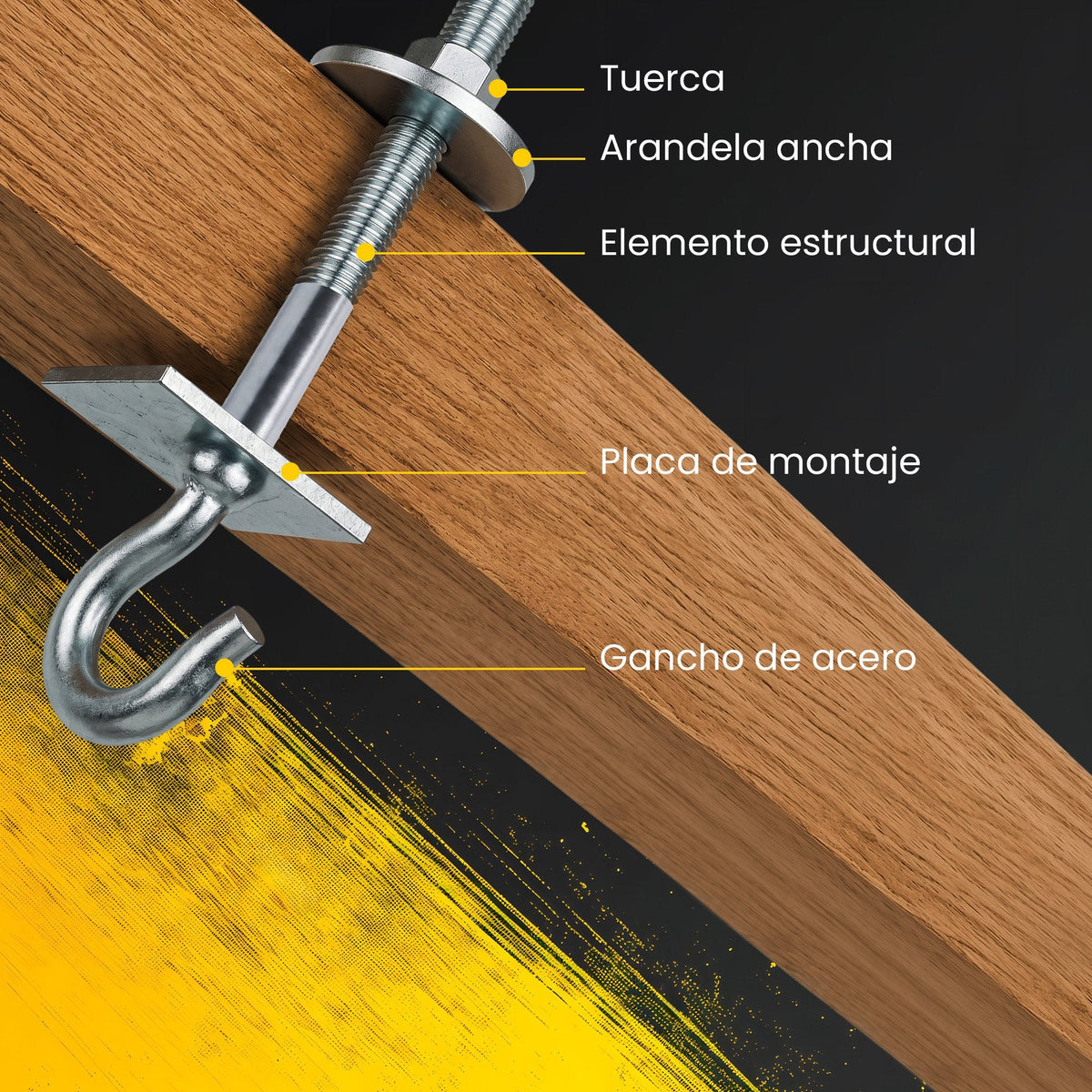Extralink Hook For Hanging Brackets 16/200mm