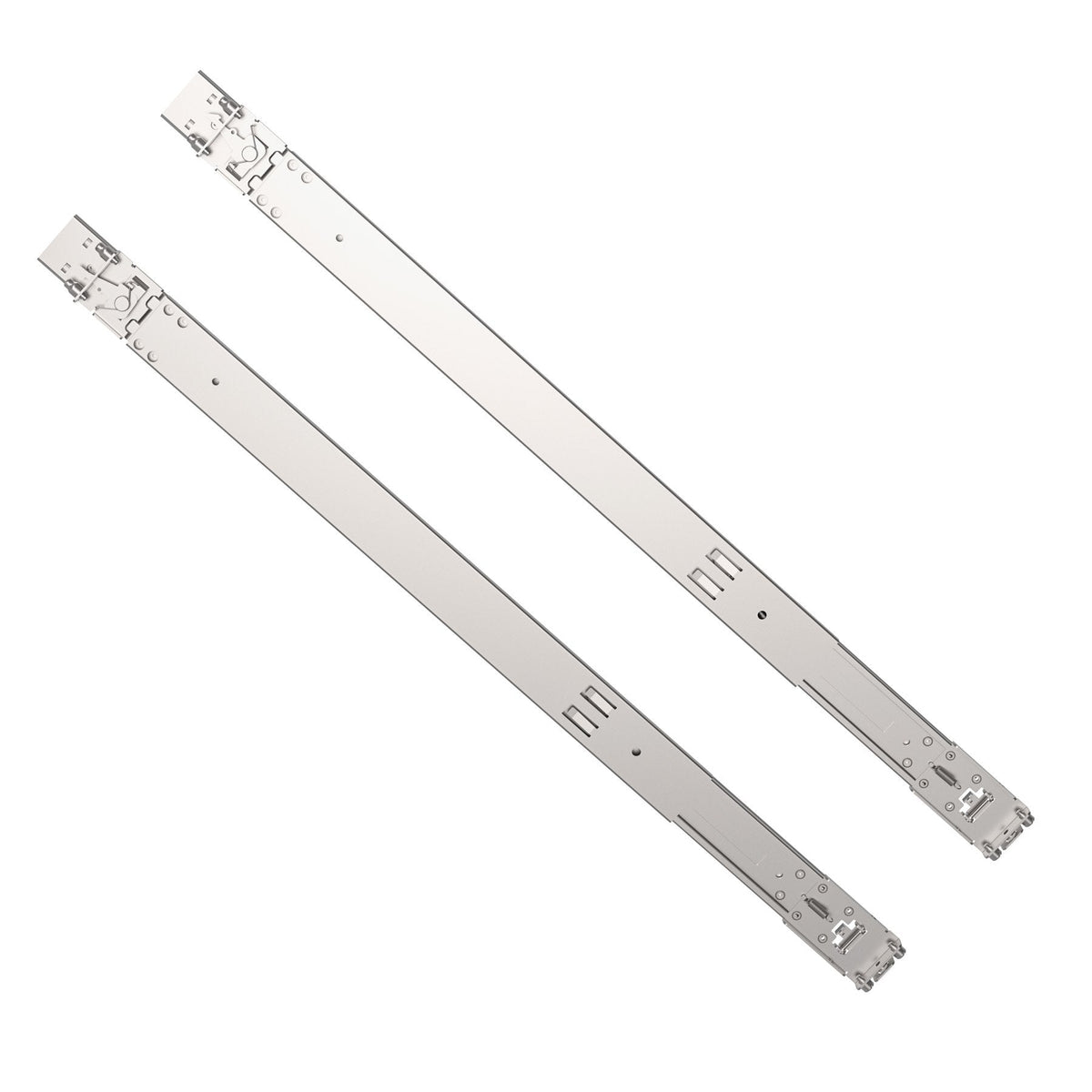 Kit De Railes Unykach Uk514208g4 Para Caja Rack 2u Material Acero Hasta 40kg Sistema Telescopico Pla
