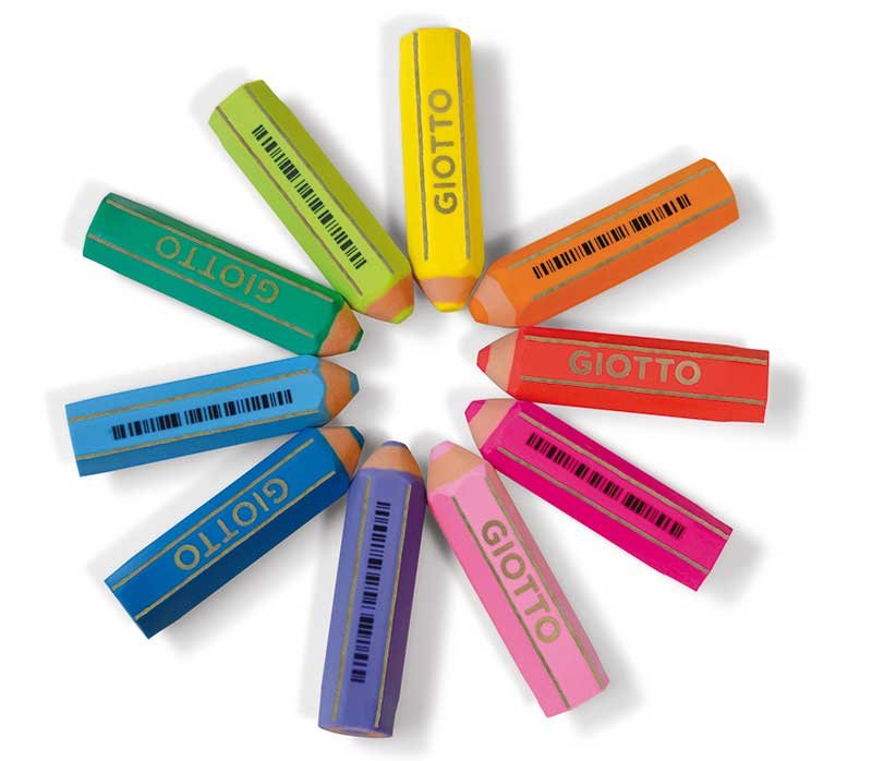 Giotto Happy Gomma Goma De Borrar Lapiz Display -40u-