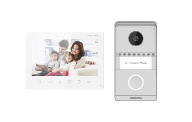 Kit De Videoportero Analógico 2 Hilos Tft 7" 1024*600 Cámara 2mp Ik7 Ip65 Montaje Superficie Hikvision