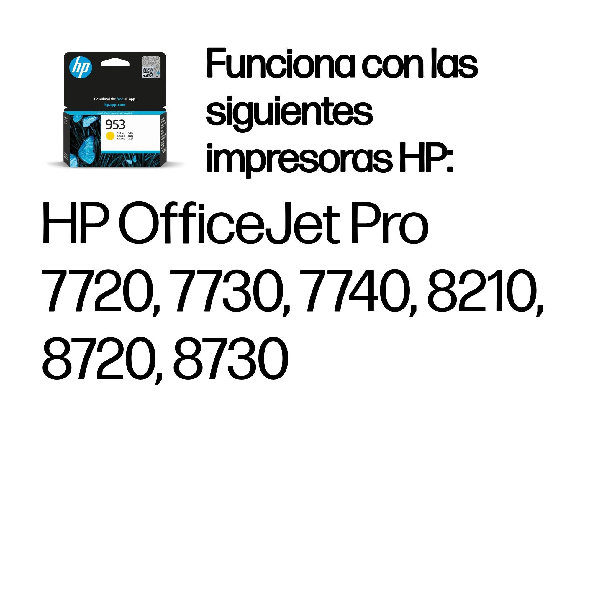EAN 0725184104046 - HP 953 Yellow Original Ink Cartridge cartucho de tinta 1 pieza(s) Estándar imagen 2