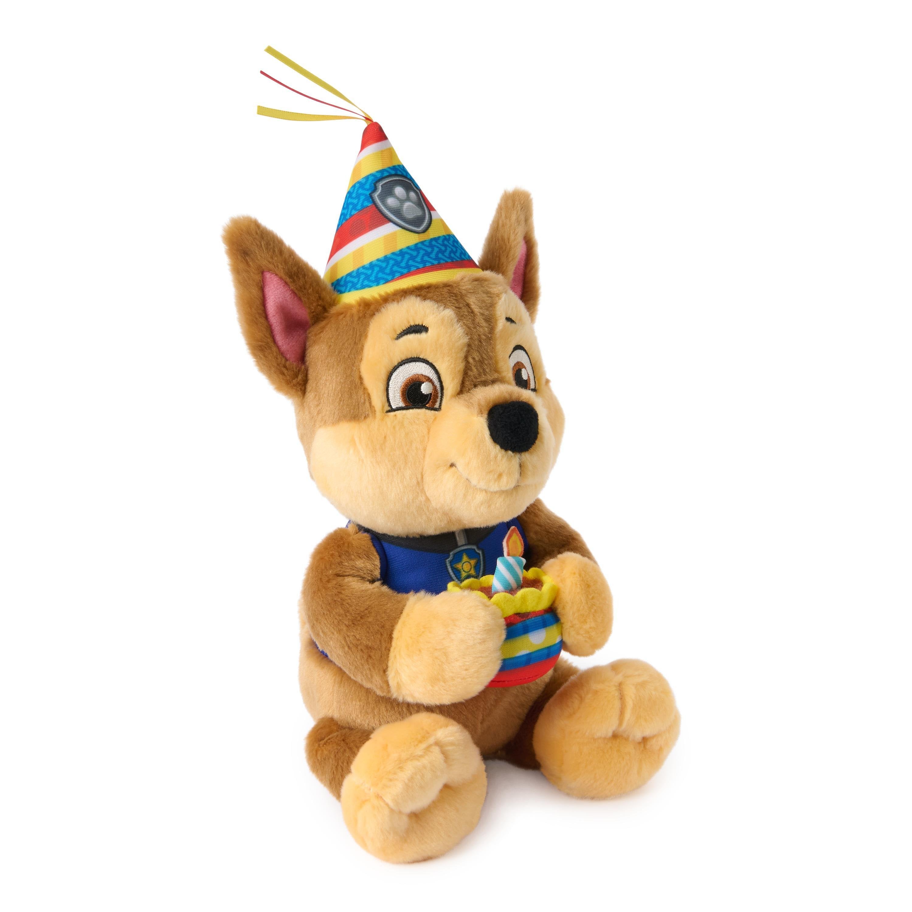 Spin Master Gund - Peluche De Cumpleaños Paw Patrol Chase, Peluche 23 Cm 6076362