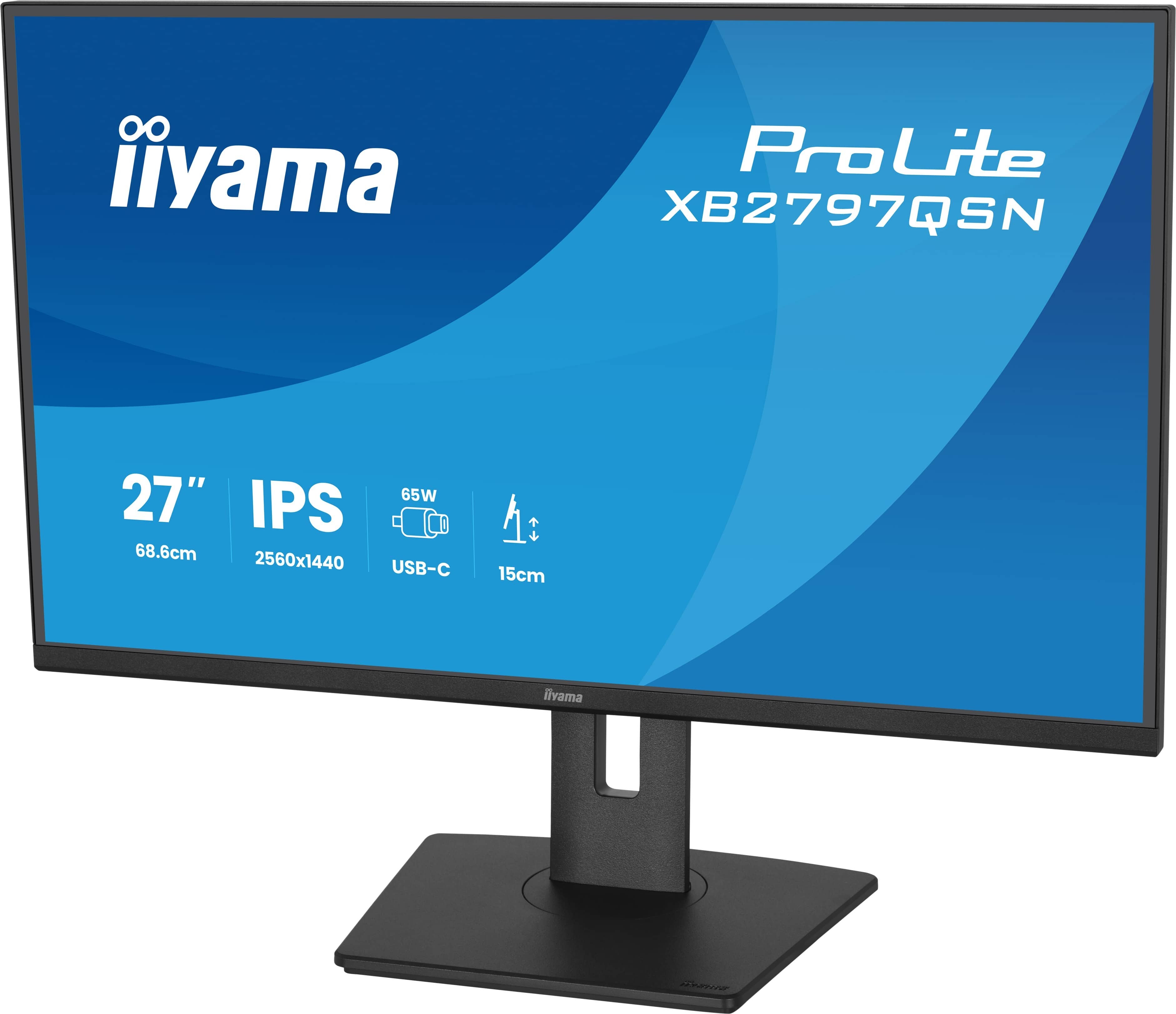 EAN 4948570125937 - iiyama ProLite XB2797QSN-B1 pantalla para PC 68,6 cm (27") 2560 x 1440 Pixeles Quad HD LCD Negro imagen 8