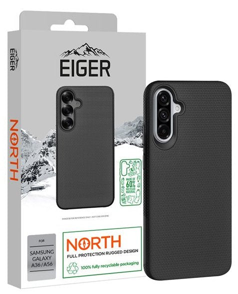 Eiger North Case Grs Galaxy A36/A56 Schwarz