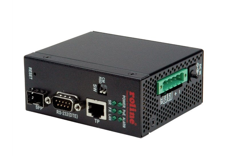 Roline Industrial Convertidor - Convertidor De Medios - 100mb Lan - 10base-T, 100base-Tx, 100base-X - Rj-45, Sfp (Mini-Gbic)