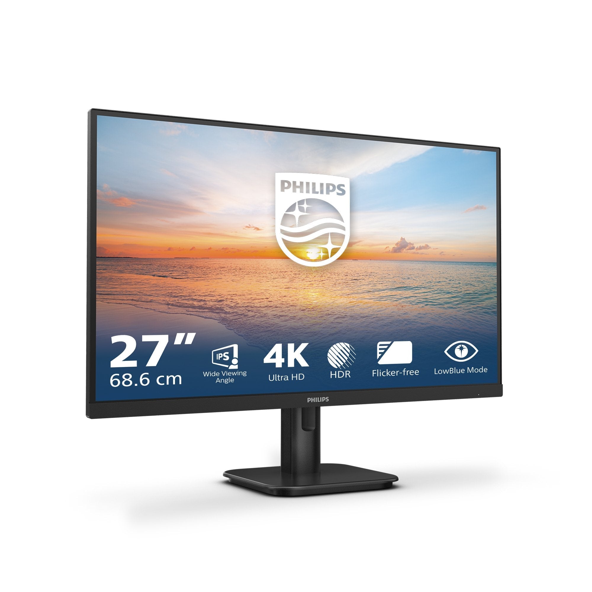 Monitor Philips 27e1n1800a 00 27" Ips 4k Uhd 60hz 350cd M2 4ms 2xhdmi2.0 Dp Speakers