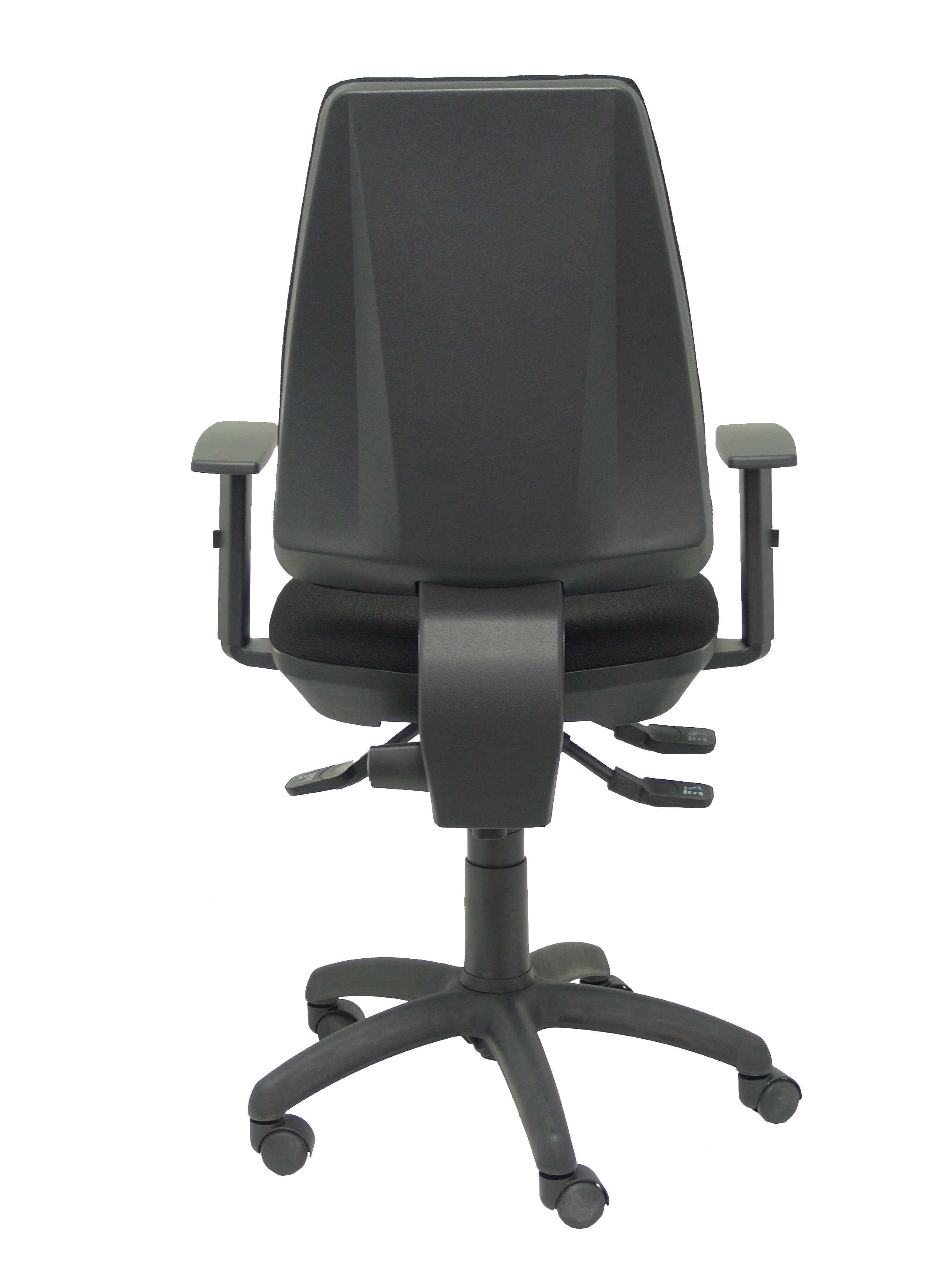 Silla Elche S Brazos Regulables Bali Color Negro