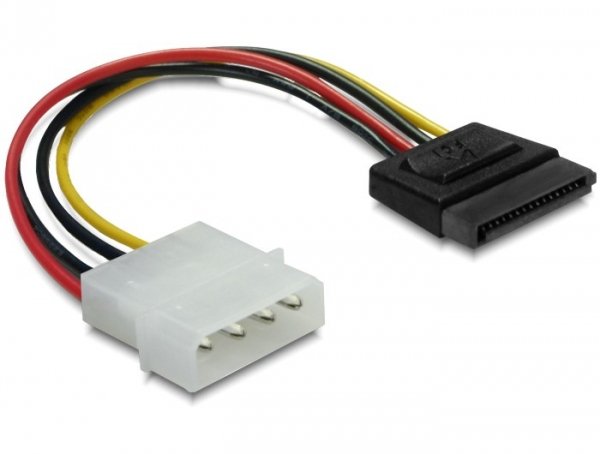 Delock Cable Alimentacion Molex A Sata Hdd 4pin Recto