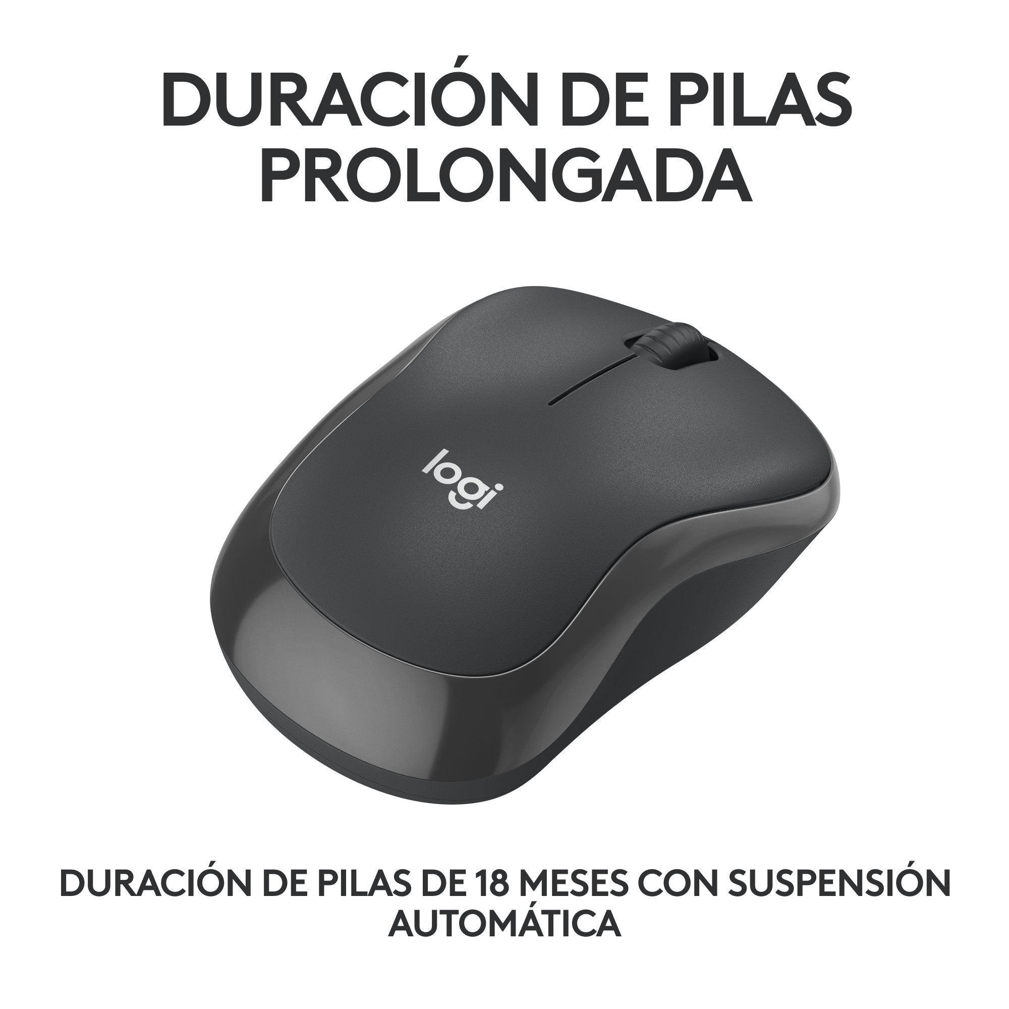 Ratón Logitech M240 Silent Ambidextro Bluetooth Graphite 910-007119