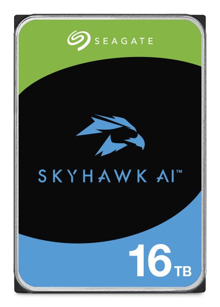 Seagate Skyhawk Ai St16000ve004 Disco Duro 16 Tb Interno 3.5" Sata 6gb/S Búfer: 512 Mb Con Recuperación De Datos Seagate Rescue De 3 Años
