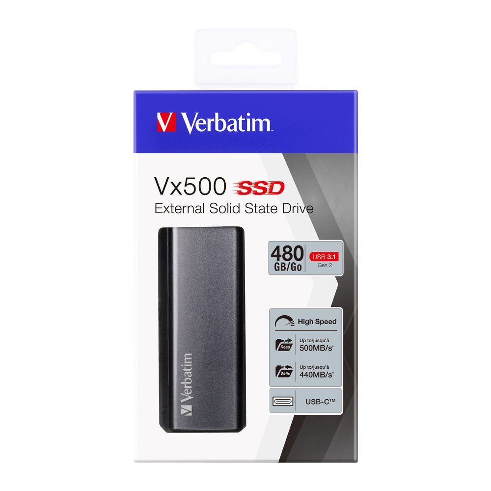 EAN 0023942474432 - Verbatim Vx500 USB Tipo C 3.2 Gen 2 (3.1 Gen 2) Plata imagen 3