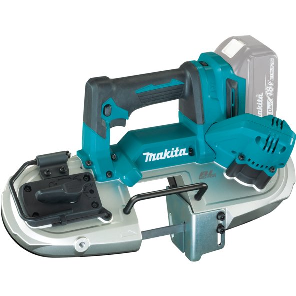 Sierra De Cinta Inalámbrica Makita Dpb183z, 18 Voltios (Azul/Negro, Sin Batería Ni Cargador)  Dpb183z