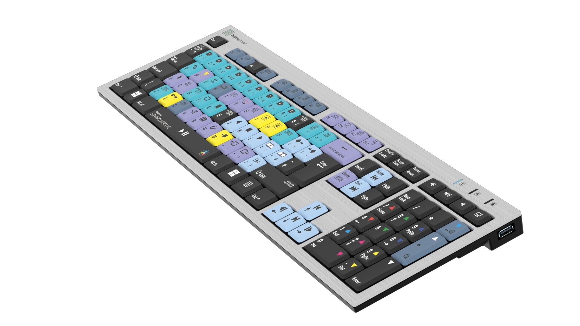 EAN 5707795021672 - Logickeyboard LKB-RESC-AJPU teclado Oficina USB QWERTZ Alemán Plata imagen 3