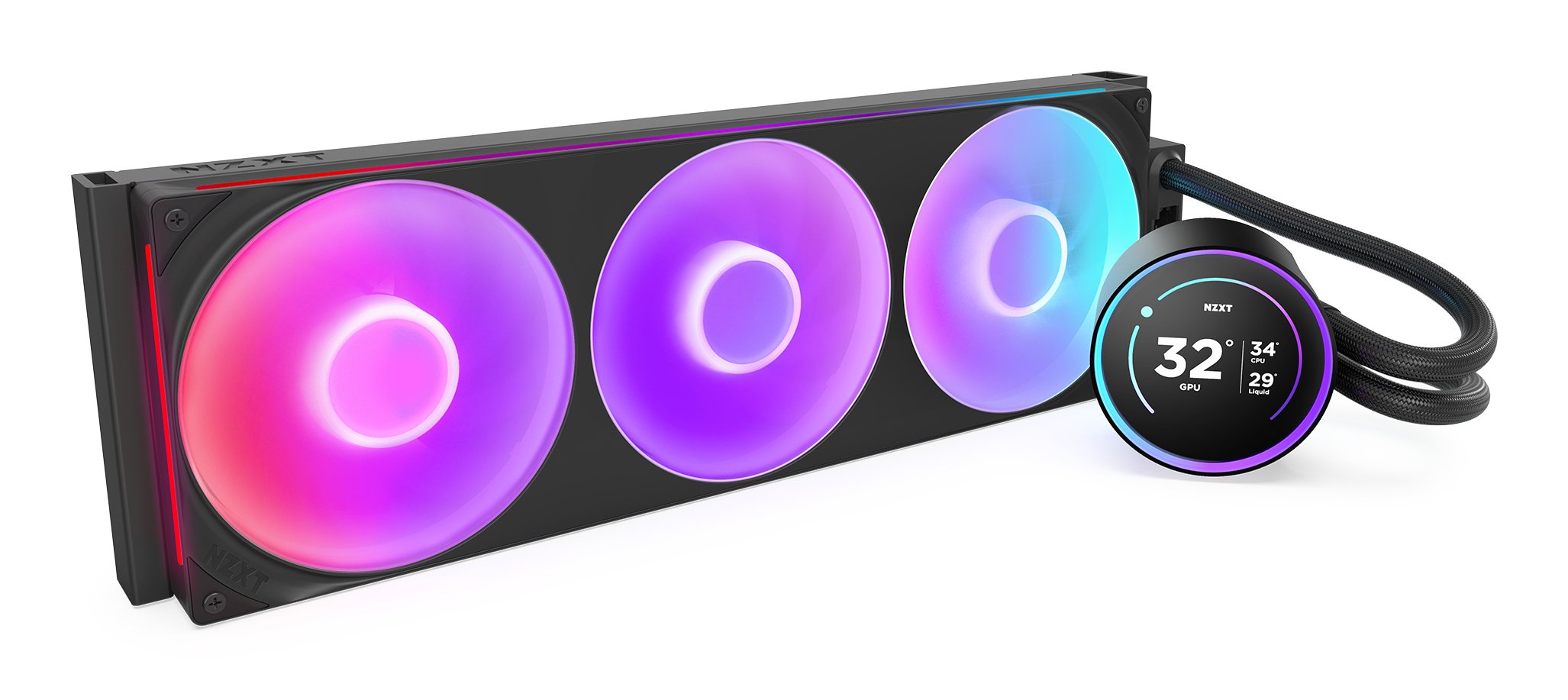 Refrigerador Liquido Cpu Nzxt Kraken Elite 420 Rgb V2 (Negro)