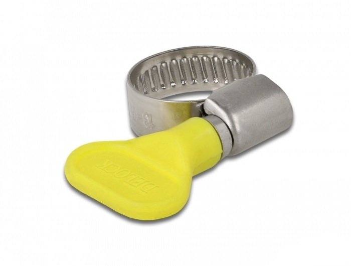 Schlauchschelle Mit Flügelmutter 13 - 19 Mm 10 Stück Gelb