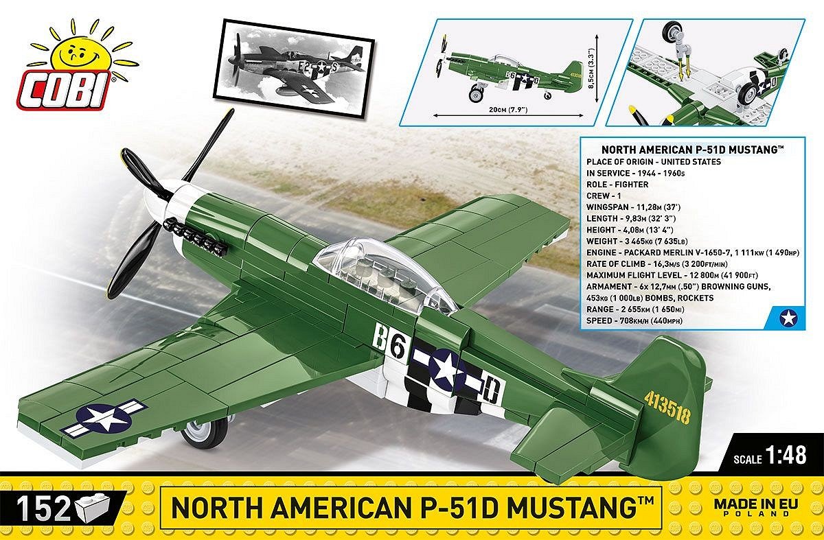 EAN 5902251058609 - COBI P-51D Mustang imagen 4