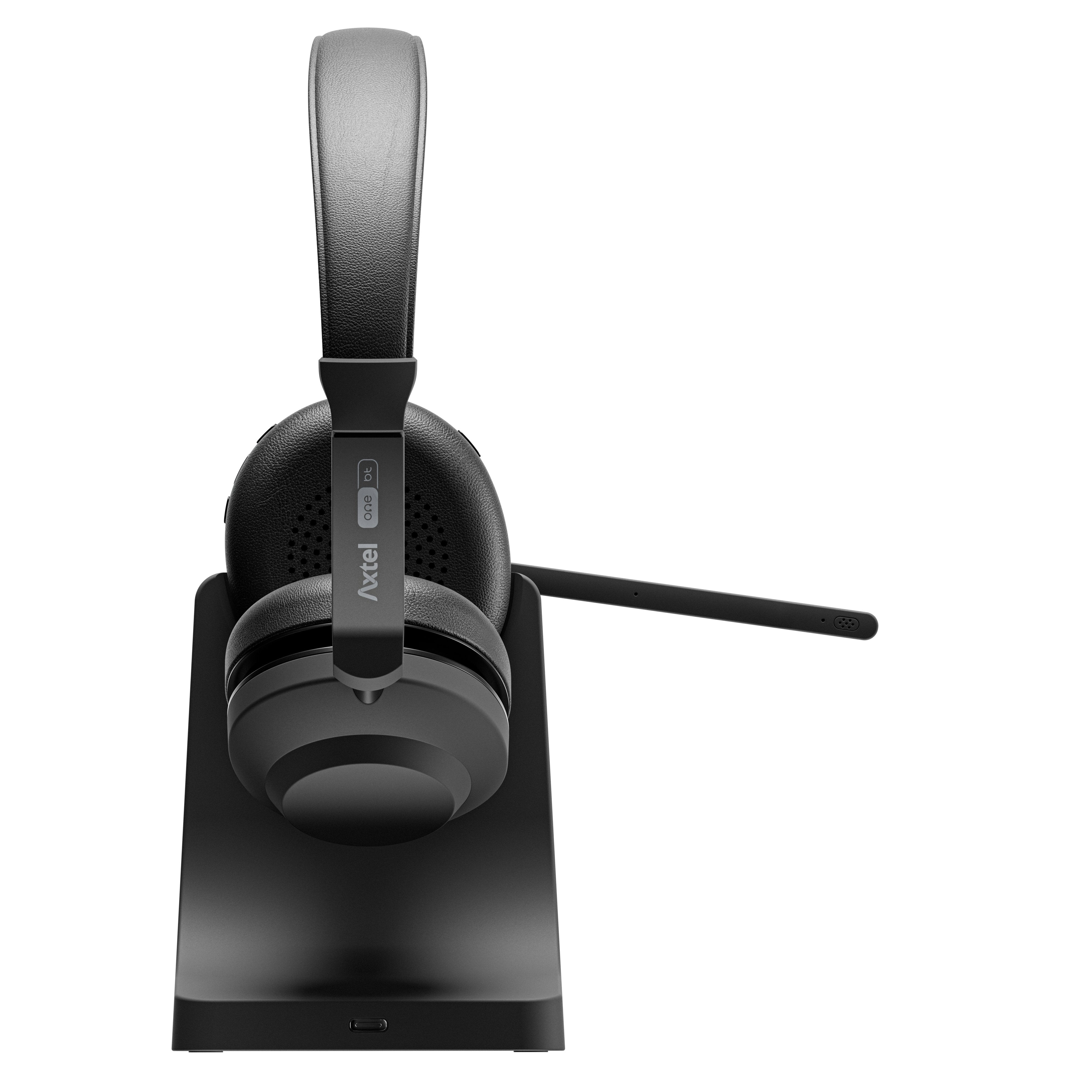 Auriculares  Axtel One Bt Con Mirofono Inalambricos - Hasta 40 Horas De Autonomia - Cancelacion De Ruido - Bluetooth -