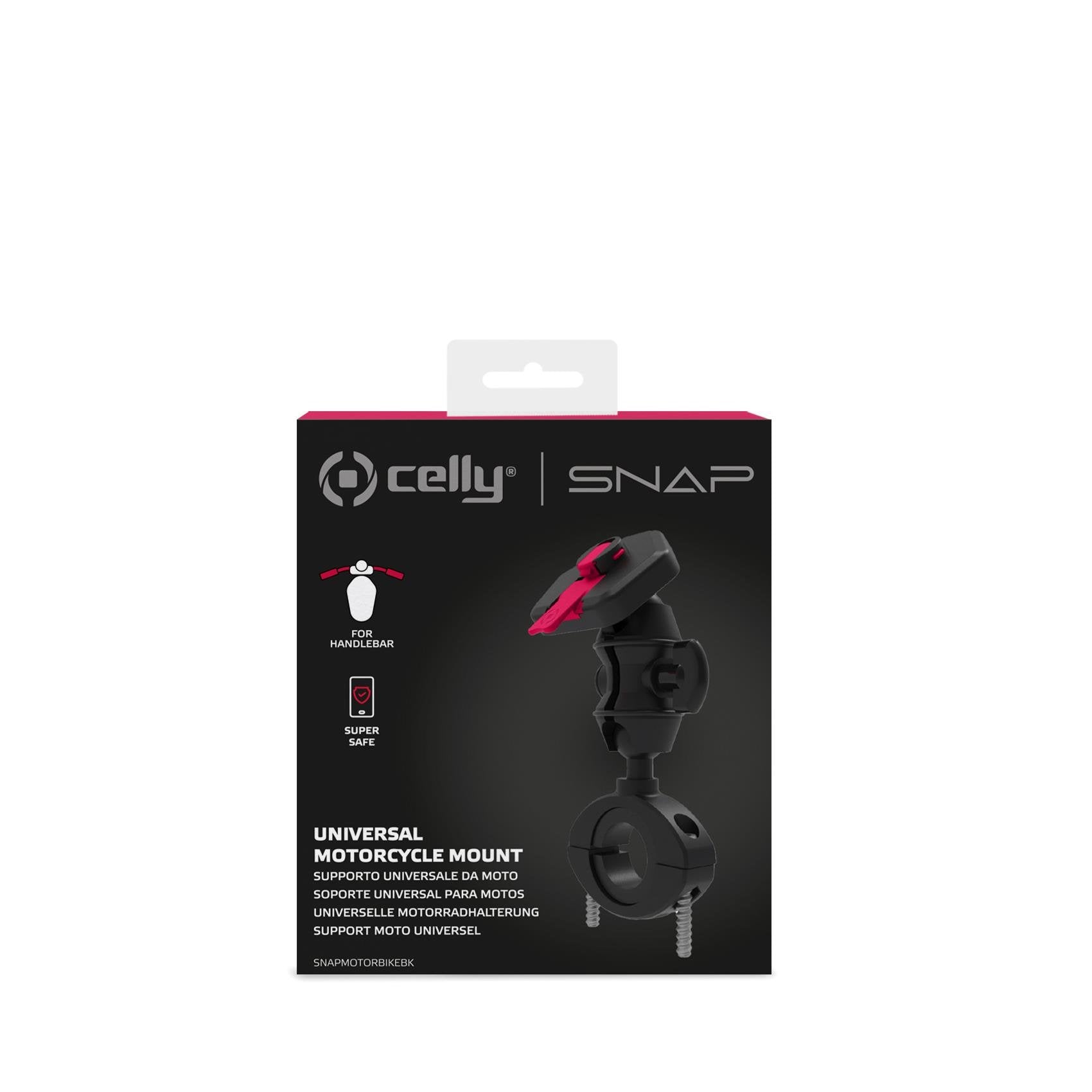 EAN 8021735195351 - Celly SNAPMOTORBIKE Soporte pasivo Teléfono móvil/smartphone Negro imagen 6