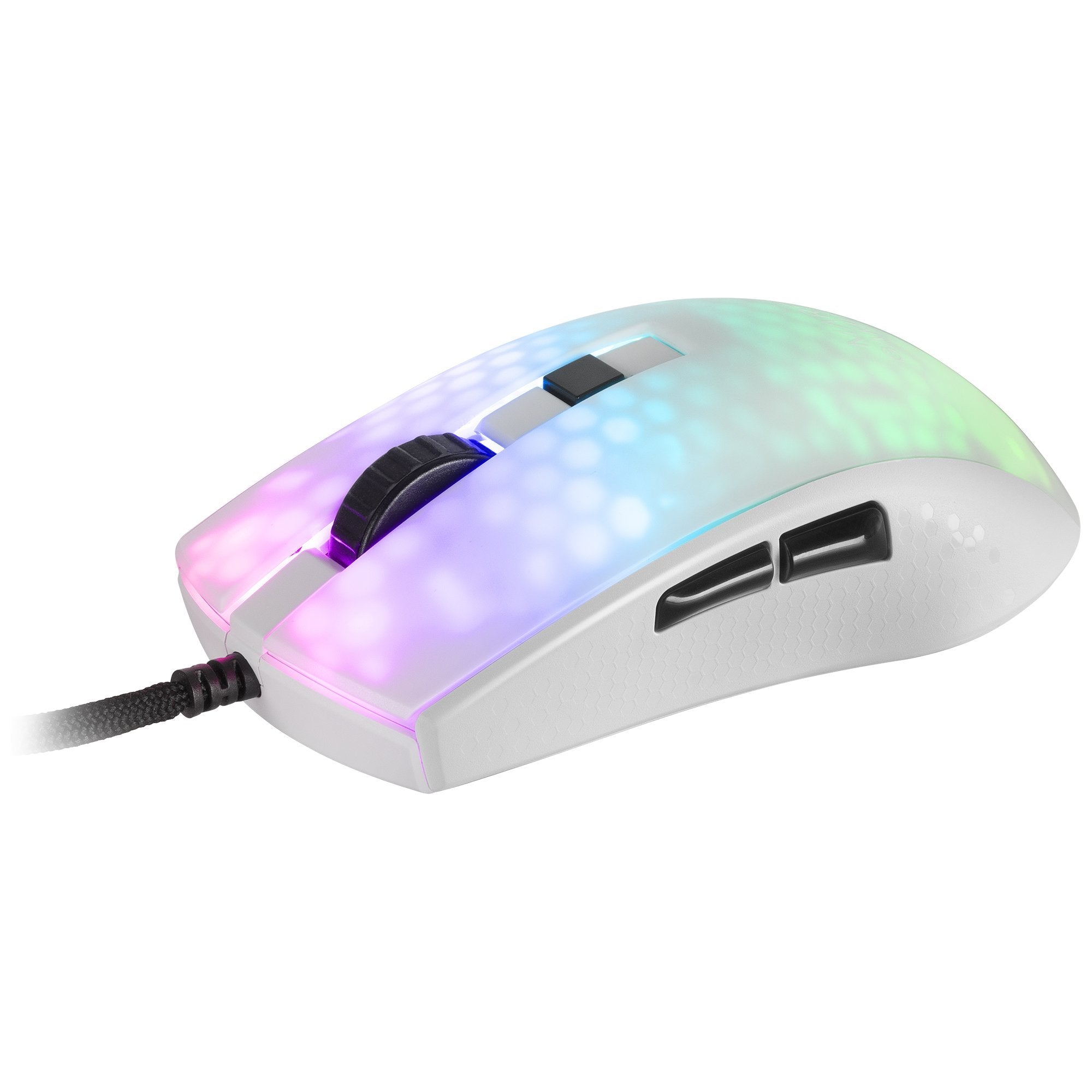 Ratón Gaming Mars Gaming Mmrw Hasta 12800 Dpi Blanco
