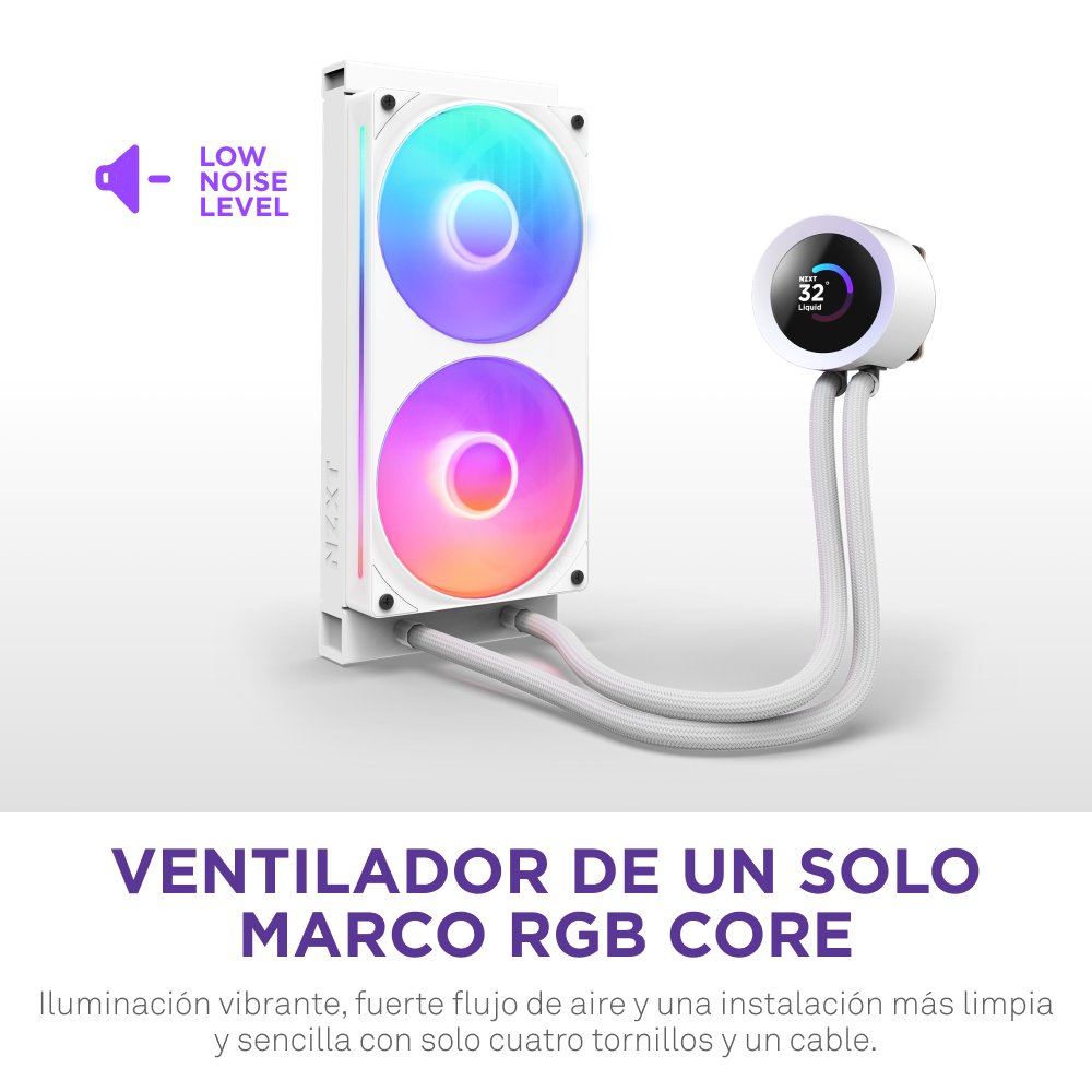 EAN 5056547205229 - NZXT Kraken Plus RGB 240 Procesador Sistema de refrigeración líquida todo en uno 12 cm Blanco imagen 6