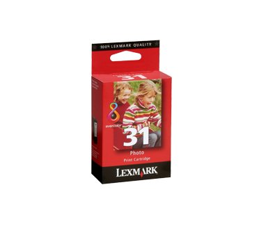 Lexmark Cartucho Foto Nº31 135 Fotos 10x15 Series P/900/4300/6200/6300 Z/800/1400 Lexmark Z/2320/2420/2650/3650/4650 Multifuncion X/3300/3500/4500/5200/7100/7300/8300/5470 Z/800/845