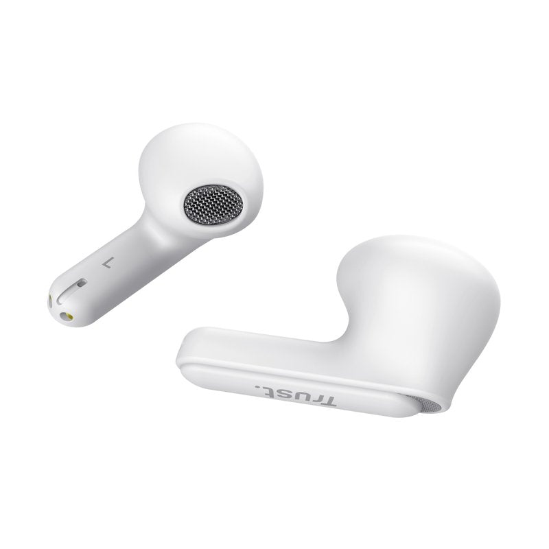 Auriculares Bluetooth Trust Yavi Enc Con Estuche De Carga Blancos
