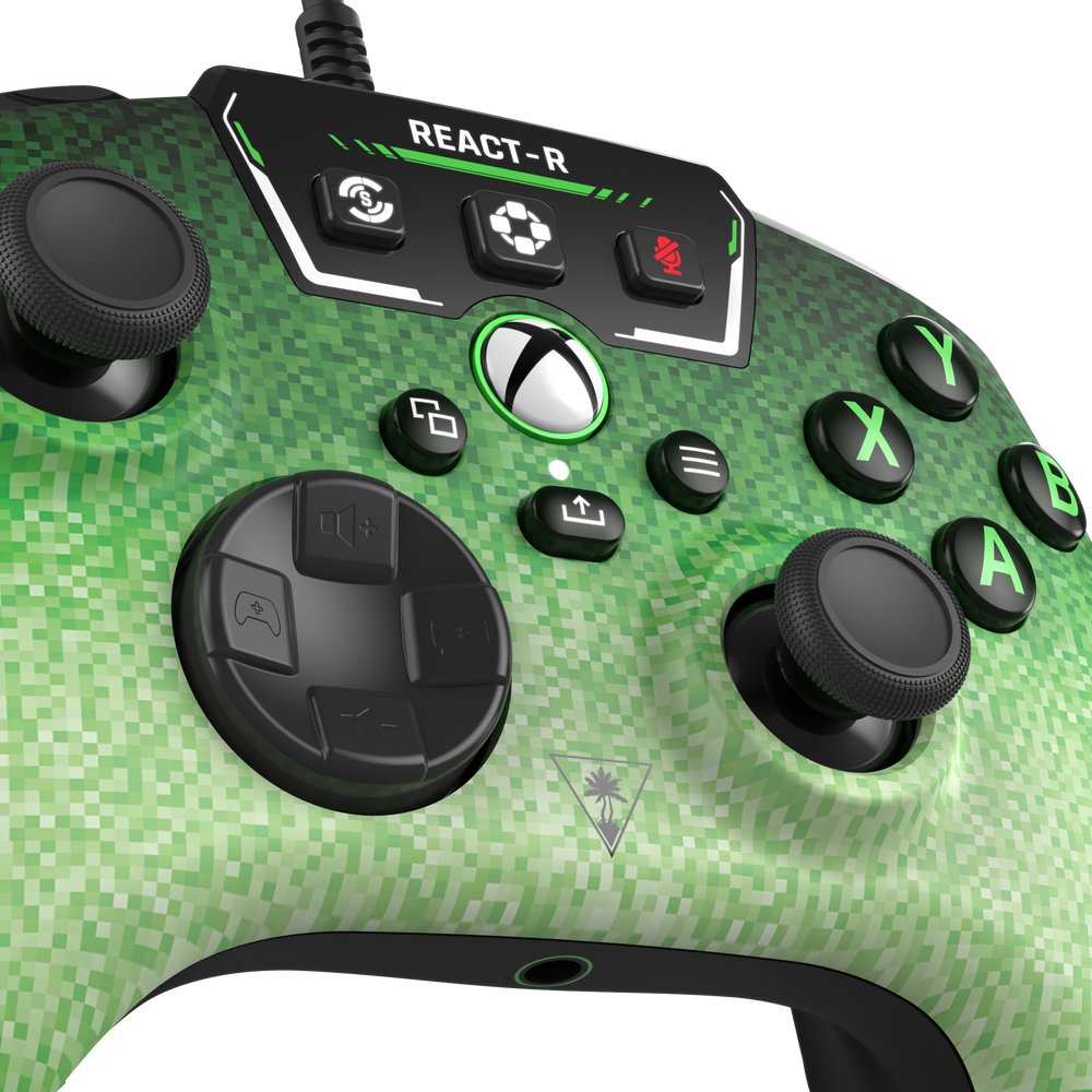 Turtle Beach React-R Negro, Verde Usb Gamepad Analógico/Digital Pc, Xbox One, Xbox Series S, Xbox Series X