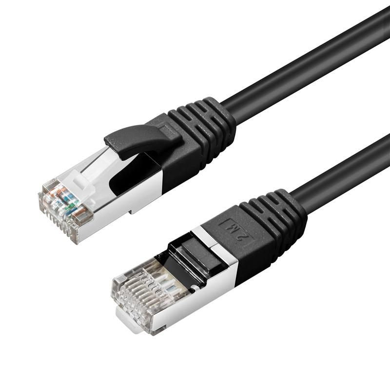 EAN 5704174257714 - Microconnect MC-SFTP6A01S cable de red Negro 1 m Cat6a S/FTP (S-STP) imagen 1