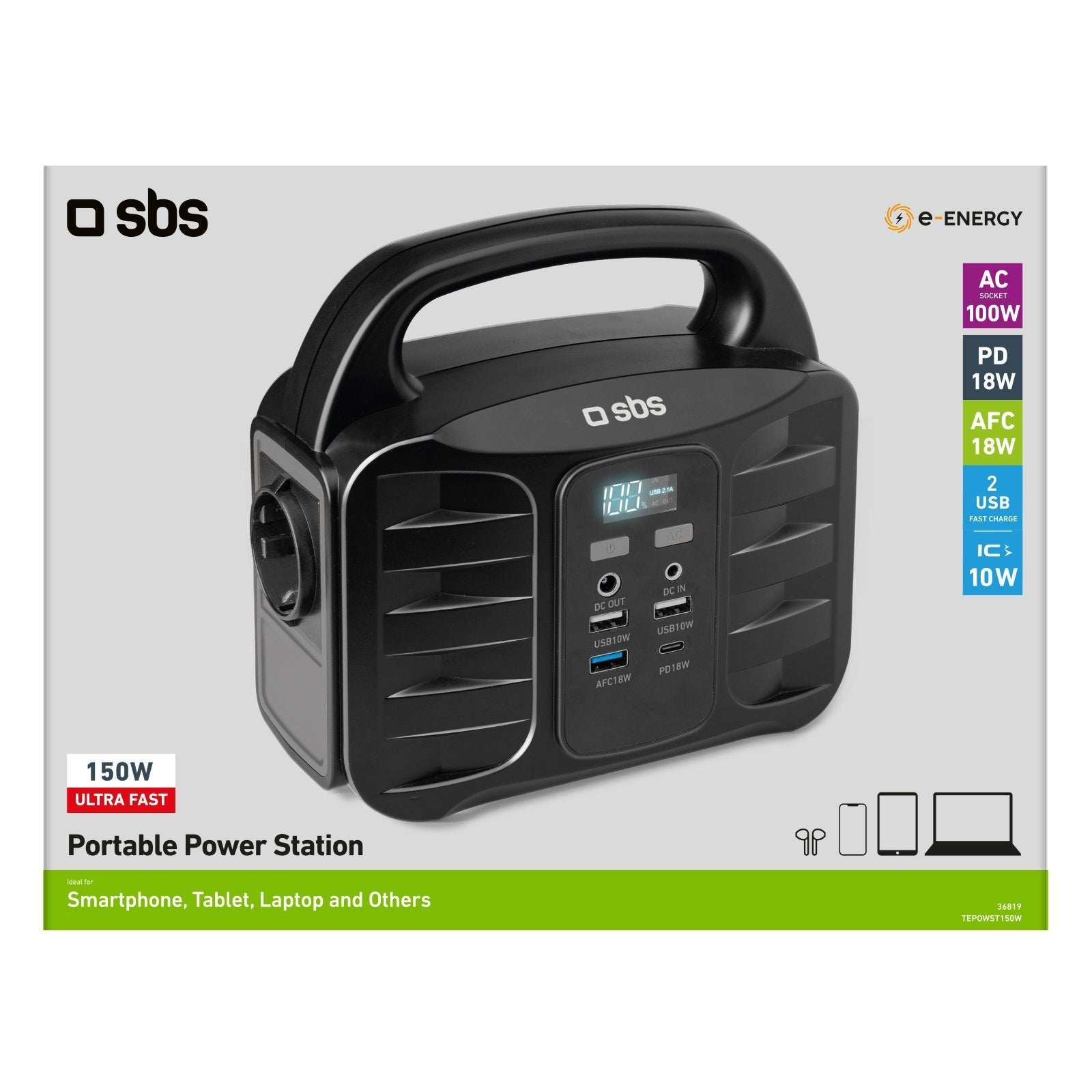 Sbs Tepowst150w Estación De Energía Portátil 6 150 W