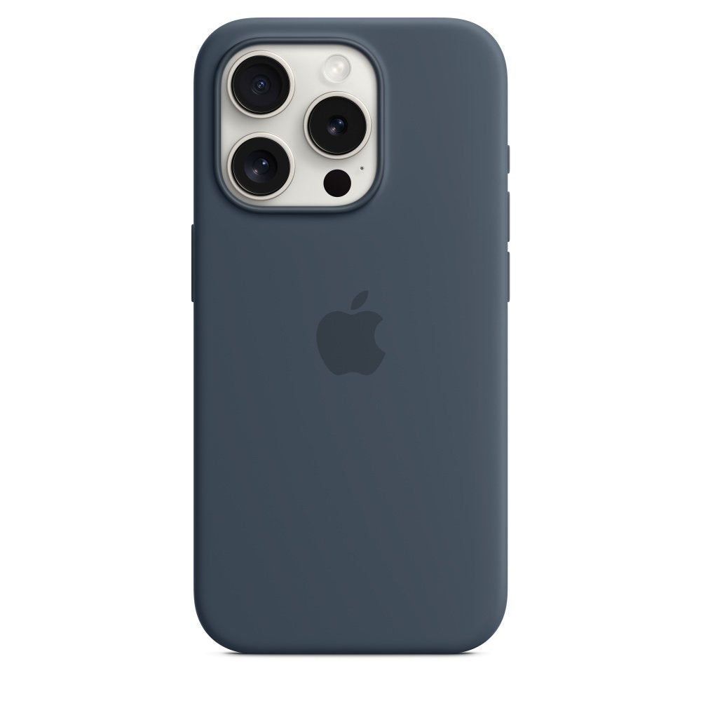 Apple Funda De Silicona Iphone 15 Pro Con Magsafe - Storm Blue