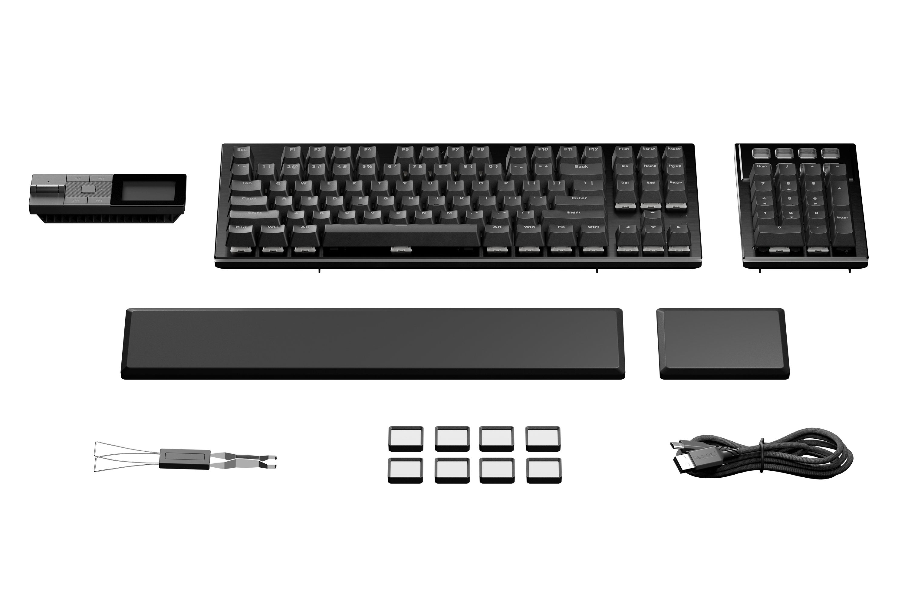 Teclado Gamer Mecánico (Silent Táctil) Be Quiet Dark Mount Rgb (Negro)