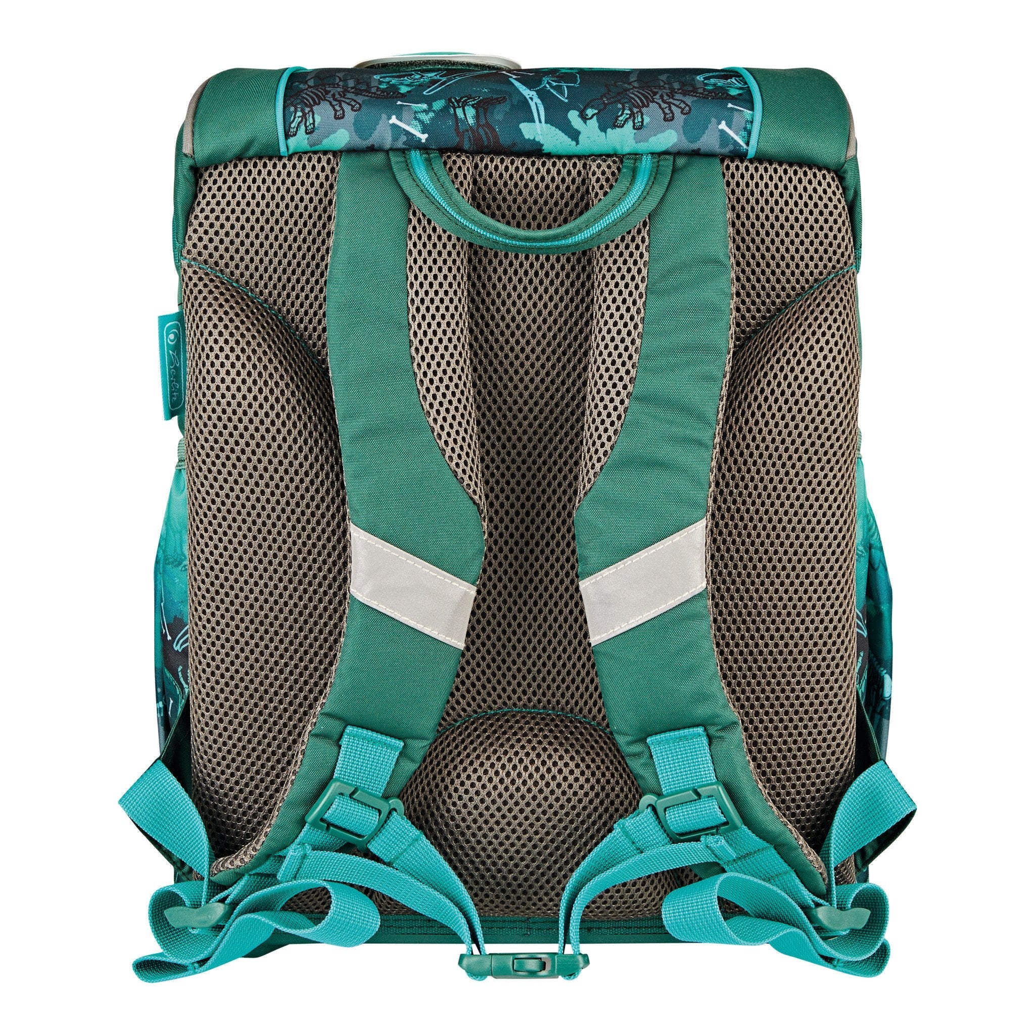 EAN 4008110358444 - Herlitz UltraLight Plus Green Rex juego de mochila escolar Niño Poliéster Verde, Turquesa imagen 3