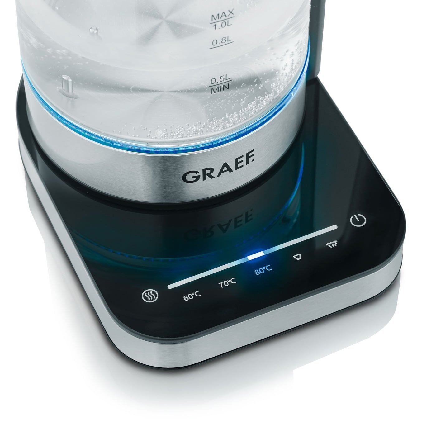 Hervidor Graef Wk 350 Transparente/Inox.