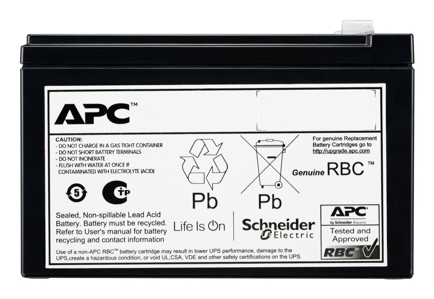 EAN 0731304451075 - APC APCRBCV205 batería para sistema ups 72 V 9 Ah imagen 1