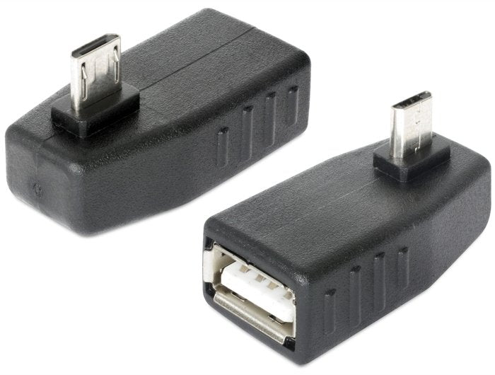 Delock Adapter Usb Micro-B Stecker > Usb 2.0-A Buchse Otg 90° Gewinkelt