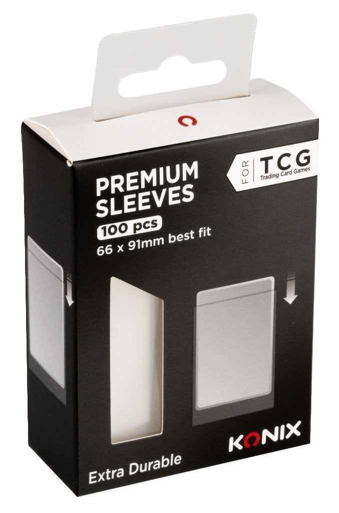 100 X Premium Sleeves 66x91 Mm Fundas Transparentes Para Tcg