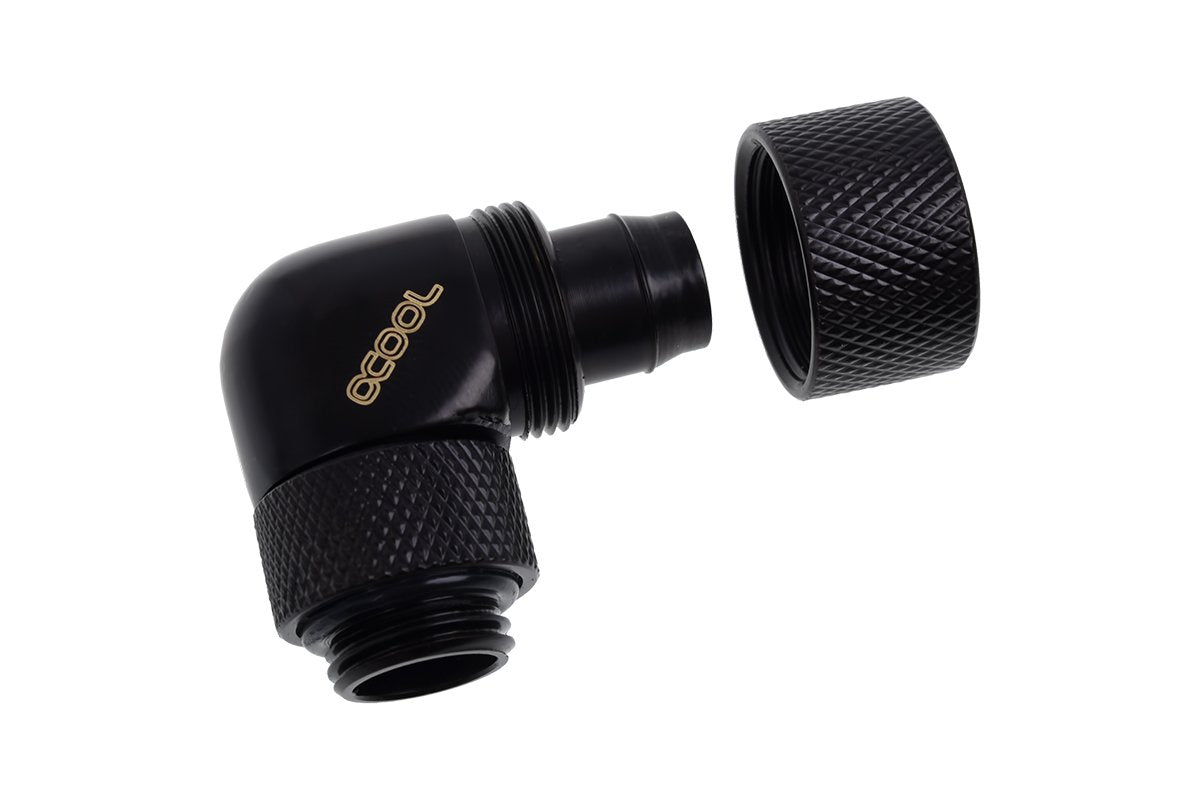 Racor 90º Alphacool Eiszapfen 13/10mm D. Black