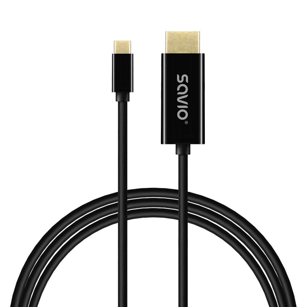 EAN 5901986049708 - Savio CL-191 cable USB 2 m USB C Negro imagen 2