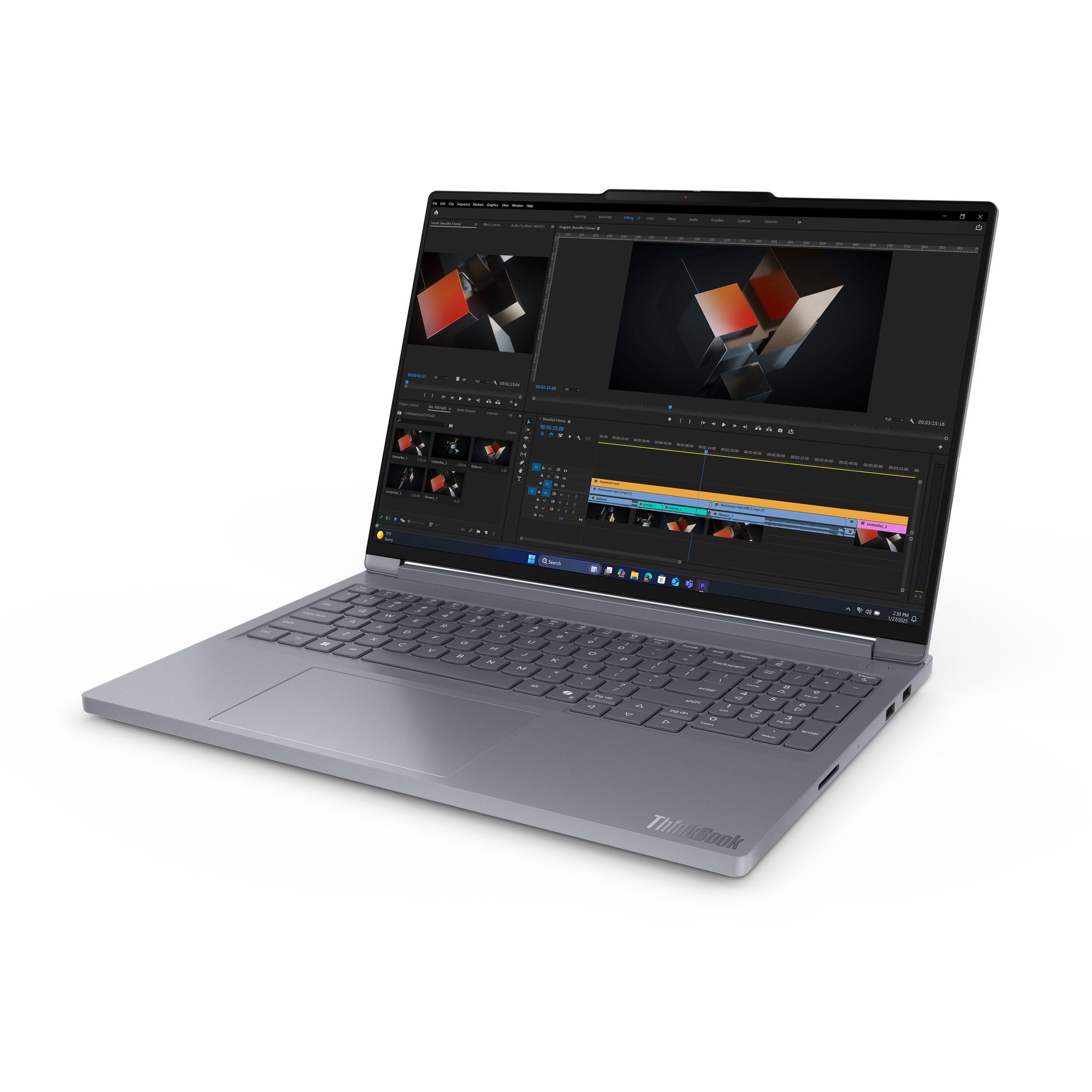 EAN 198157921276 - Lenovo ThinkBook 16p G6 ADR AMD Ryzen™ 9 8945HX Portátil 40,6 cm (16") WQXGA 32 GB DDR5-SDRAM 1 TB SSD NVI imagen 3