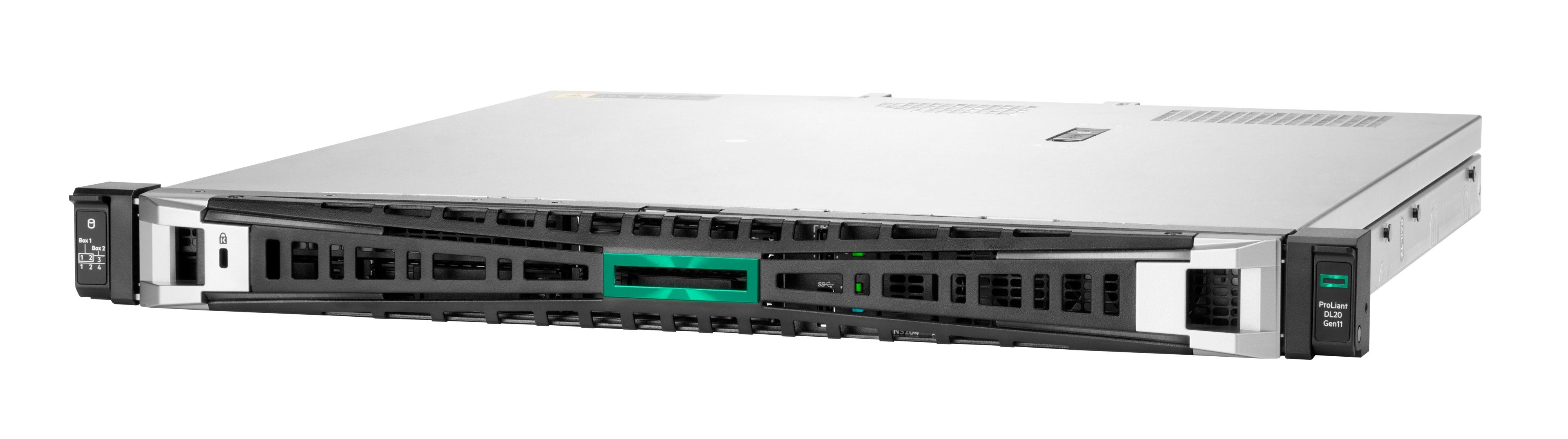 EAN 190017826394 - HPE ProLiant DL20 Gen11 6333P 3.1GHz 6c 1P 1x32GB-U 4SFF 2x480GB SSD 1x1000W PS EU Server servidor 960 GB  imagen 2