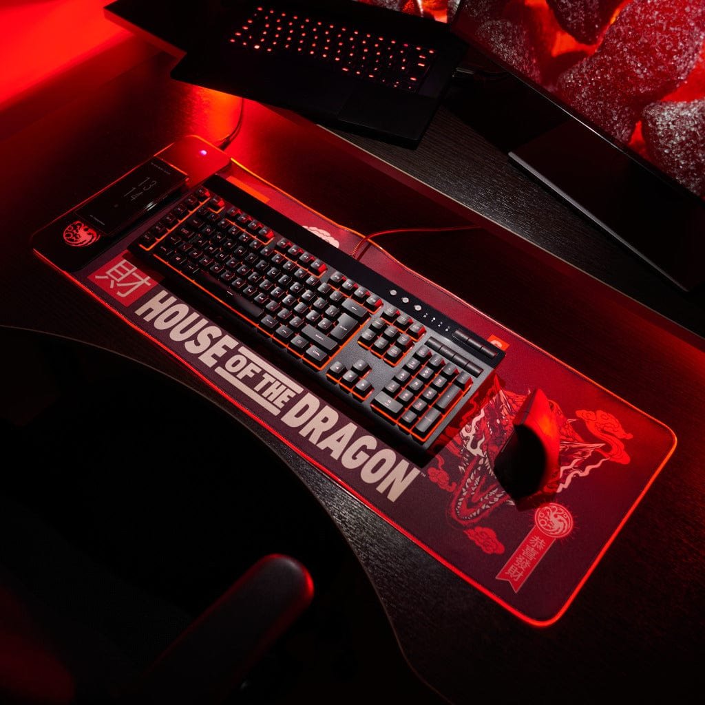 Numskull Ratonpad House Of Dragons + Wireless Charge 30x80cm