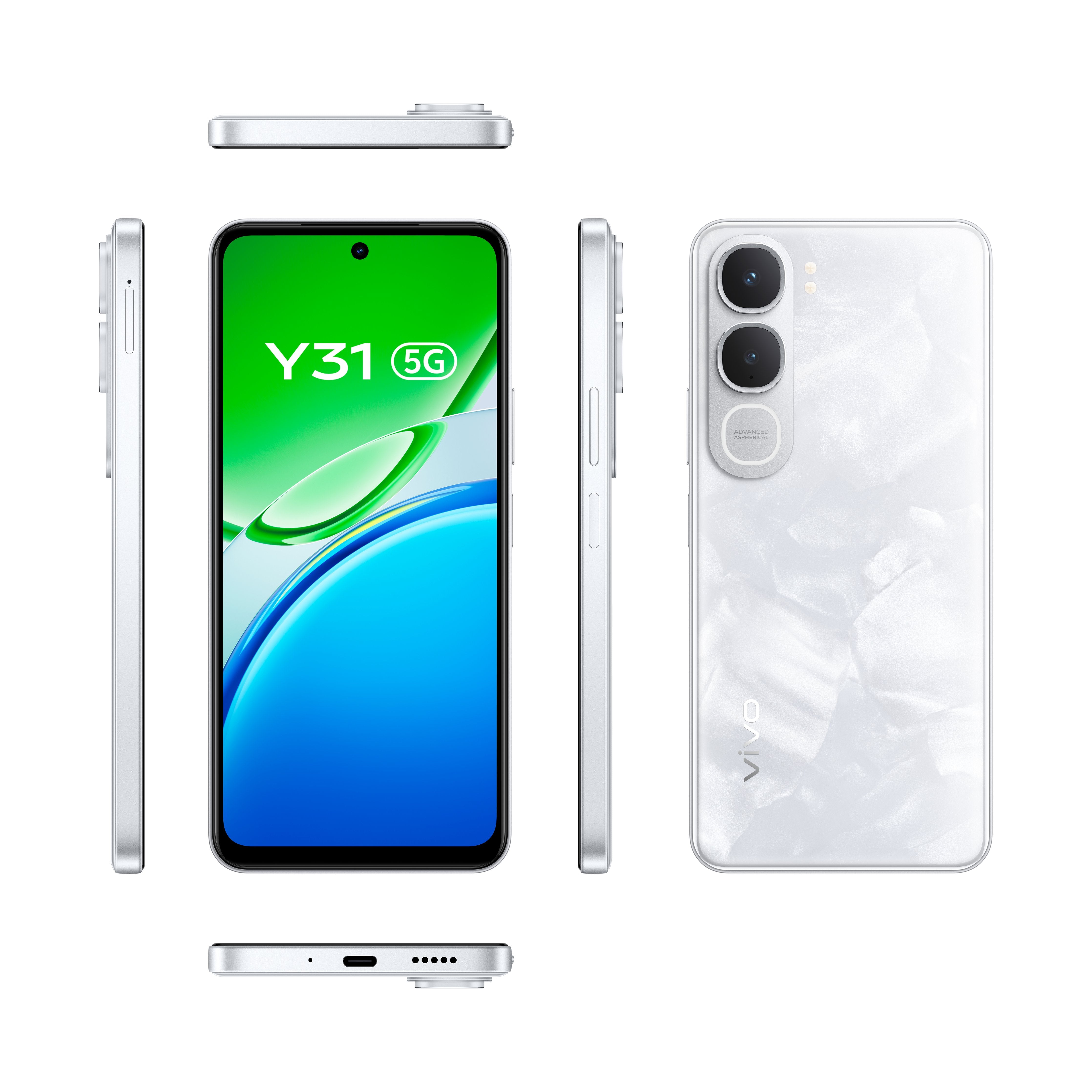EAN 6932204523129 - VIVO Y31 5G 17,1 cm (6.72") Android 15 USB Tipo C 6 GB 512 GB 6500 mAh Blanco imagen 2