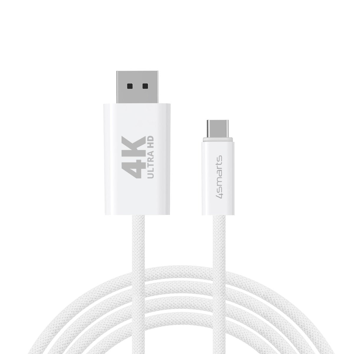 Cable 4smarts Usb-C Auf Display Port 2m. Wei