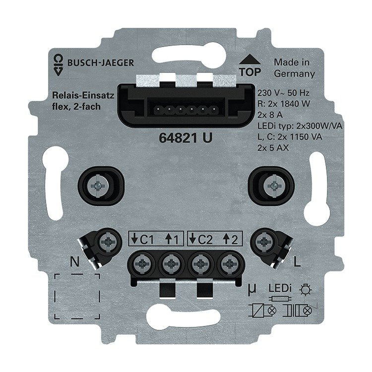 Busch Jaeger Relé Inserto Flex 2-Vías 230 V