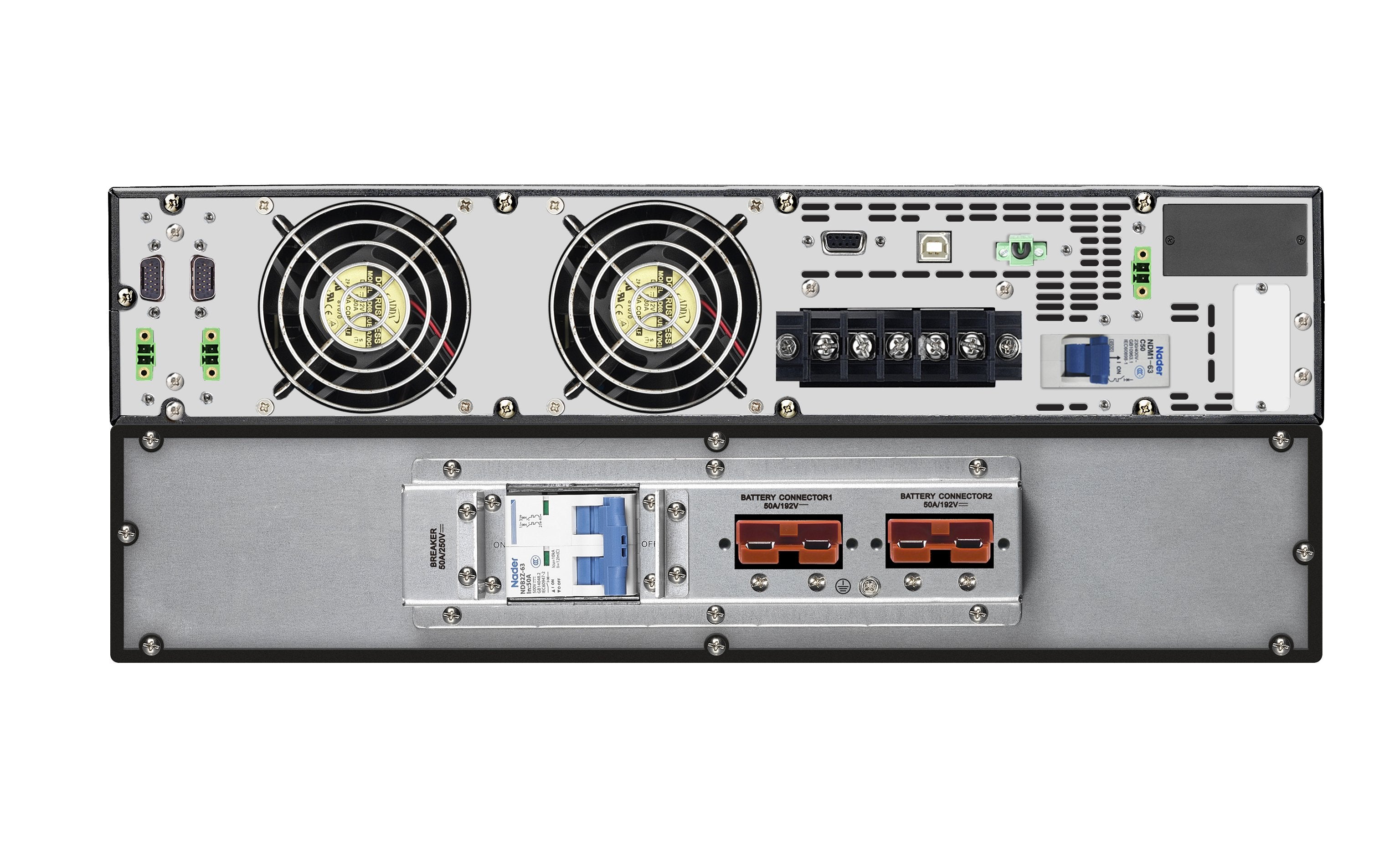 Phasak Sai Ph 9330 Online 10kva/8000w Formato Rack Bornes Lcd Usb+Rs232+Rj45 Baterias 20x 9ah