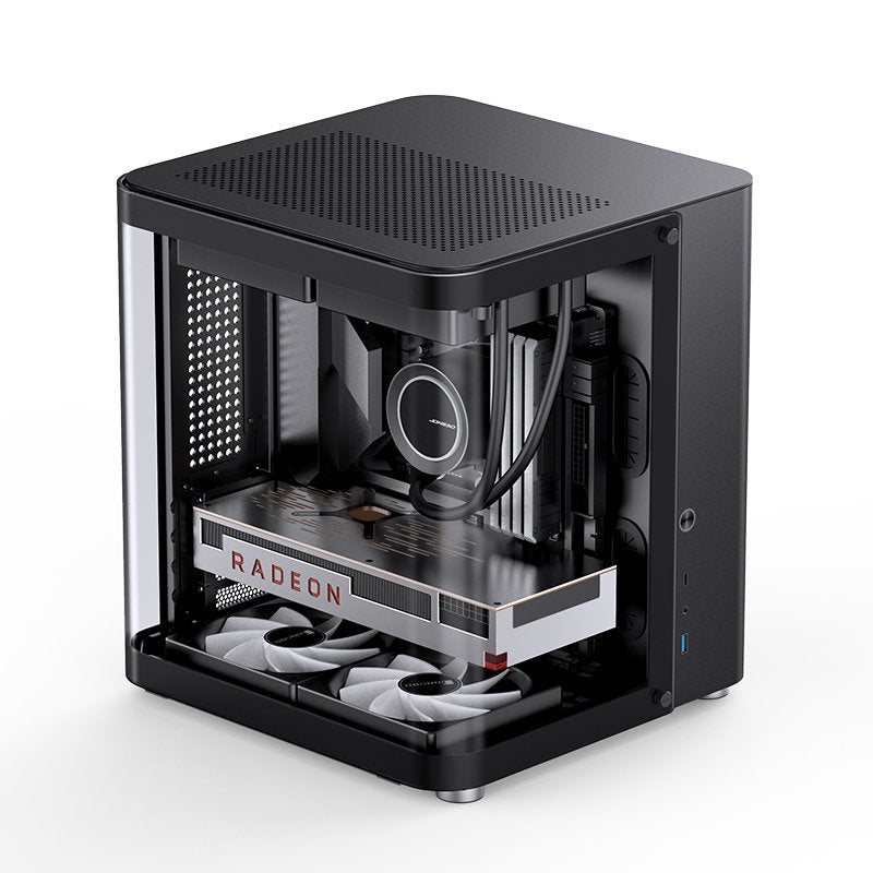 Jonsbo Tk-1 2.0 Micro-Atx Gehäuse, Temperojo Glass - Negro