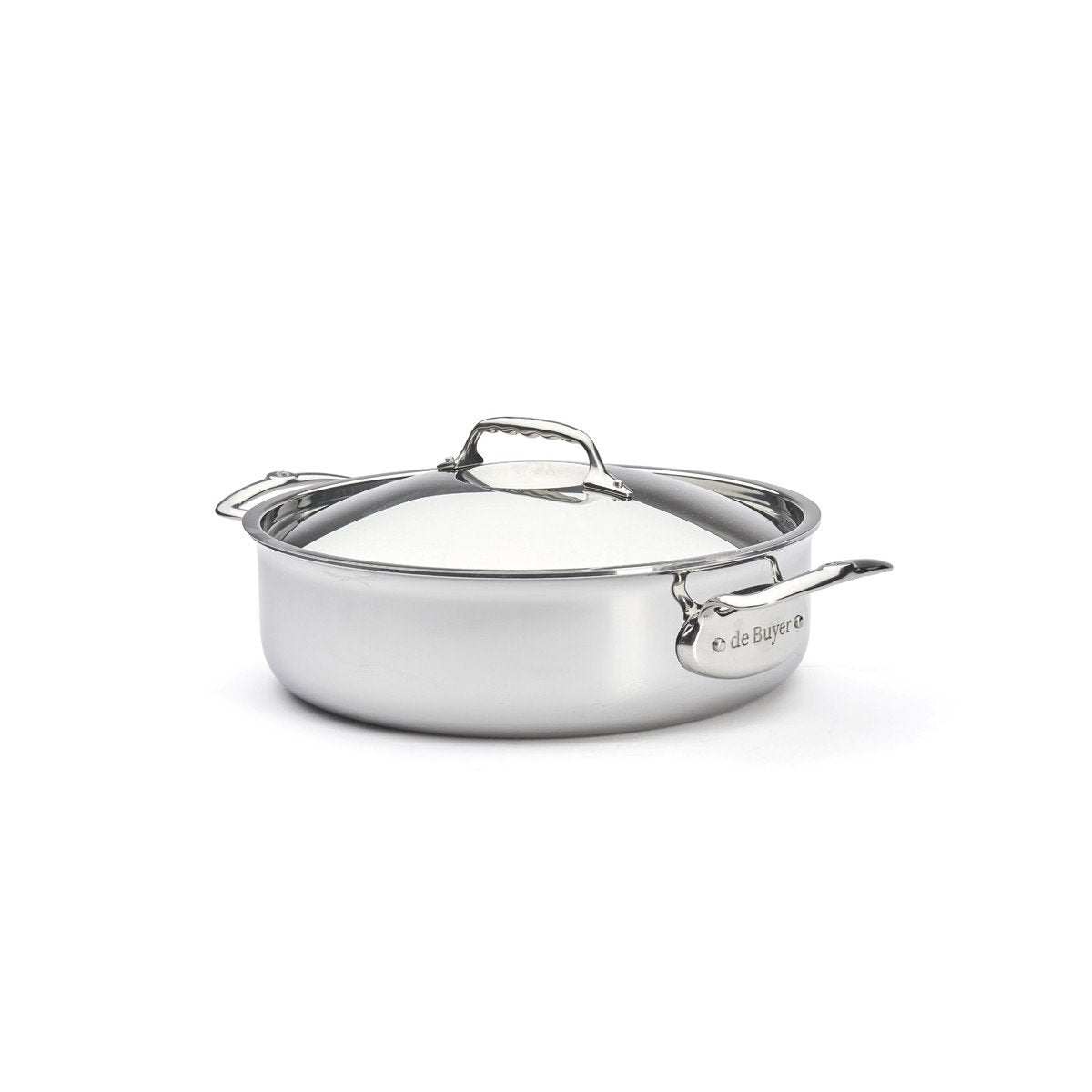 Cacerola De Buyer 3741.28  Alrededor Acero Inoxidable